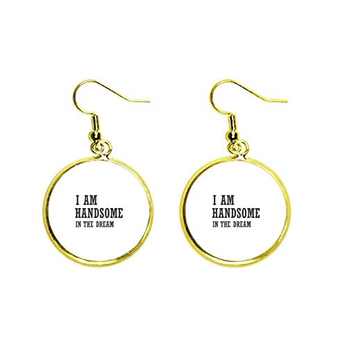 Pendientes dorados largos joyeria mujer de gota colgante fina
