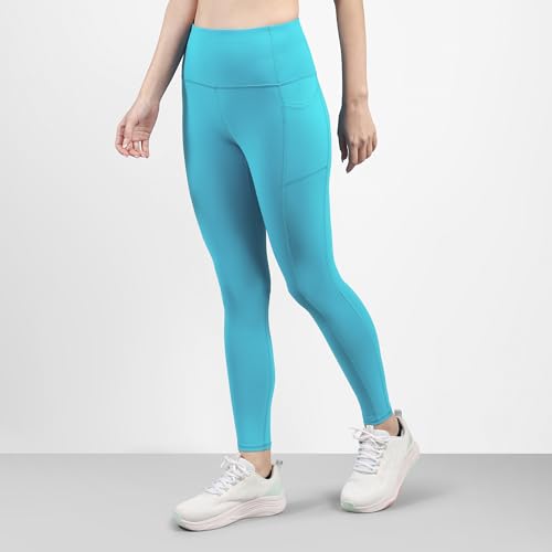 Image of Skechers Women's High Rise Go Walk Goflex High Waisted 2-Pocket Yoga Fitted Leggings