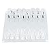 Tbest Glass Chess Set Drinking Game Fun Plastic Board with 32 Glasses for Parties Camping 22.5x22.5cm