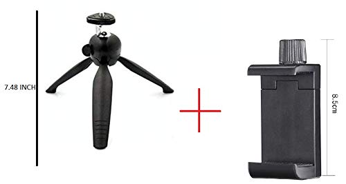 Image of Aeoss Mini Tripod Smartphone Camera Stand with Clip Clamp Holder (Screw Clamp with Tripod)