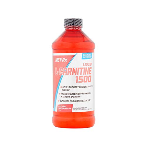 MET-Rx Liquid L-Carnitine 1500, Natural Watermelon Flavor, 16 oz