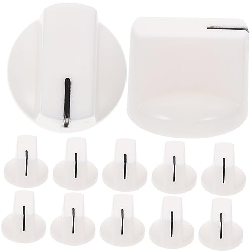 Yardwe 12pcs Guitar Potentiometer Knobs Durable Volume Control Knobs for Electric Guitar Accessory High Grade Design for Musicians