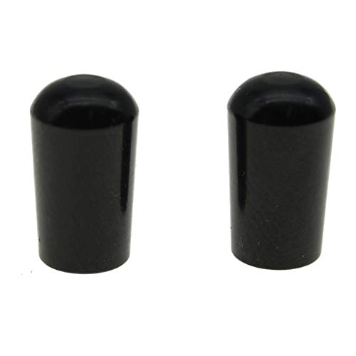 KAISH M3.5&M4 Black Metal LP Guitar 3 Way Toggle Switch Tip Pickup Switch Knob for Epiphone Les Paul, 1x M3.5 & 1x M4