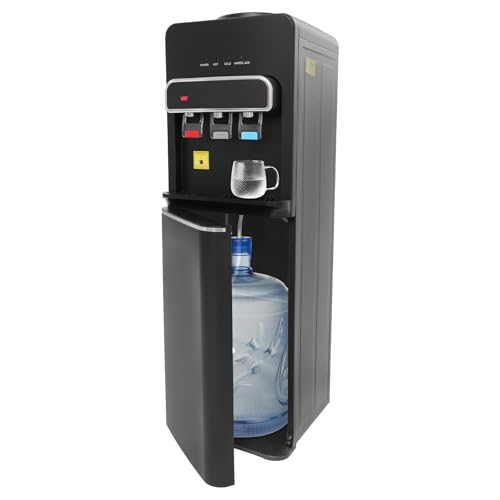 MEELRYD 550W Bodenstehender Wasserspender, Vertikaler Wasserspender, Elektrisch Heißwasserspender 85~95 ℃, Bodenbeladung, DREI Separate Auslässe für Hause, Büro, Schlafzimmer, Wohnzimmer MEELRYD 550W Bodenstehender Wasserspender, Vertikaler Wasserspender, Elektrisch Heißwasserspender 85~95 ℃, Bodenbeladung, DREI Separate Auslässe für Hause, Büro, Schlafzimmer, Wohnzimmer
