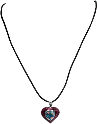 Preisvergleich Produktbild Akzent Damen-Anhnger Edelstahl mit Stoffkette 60cm 002650000059