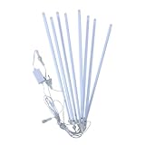 Tofficu Röhren LED Meteor Regen Lichter Außenbeleuchtung mit Blauem Licht für Hochzeitsfeier...