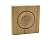 3/4" x 3 1/2" x 3 1/2" Oak Rosette Bullseye Plinth Blocks, Hardwood (4)