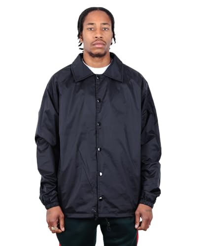 Shaka Wear Drop Ship Coaches Jacket L Black