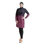 Dalaura Muslim Burkini Swimsuits for Women 3-Piece Set with Hijab – Full Coverage Modest Swimwear for Women