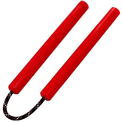 Msgumiho Flexible Polyurethane Rubber Nunchucks Nunchaku High Hardness And Elasticity Connect With Reflective Climbing Rope Feels Very Good And Very Durable Suitable For Kids Adults And Professionals #TOP13