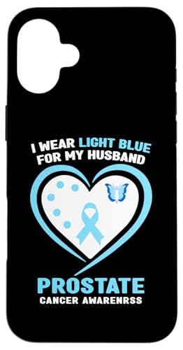 I Wear Light Blue For My Husband �O���B����[�� �X�}�z�P�[�X iPhone 16 Plus �p