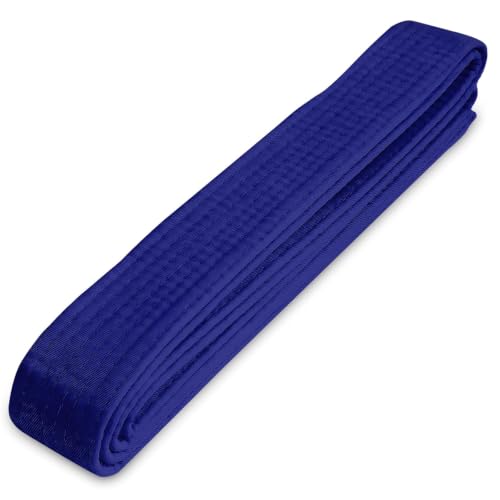 MYCRITEE Blue Karate Belt, 86.6" Long, Polyester Cotton, for Men & Women