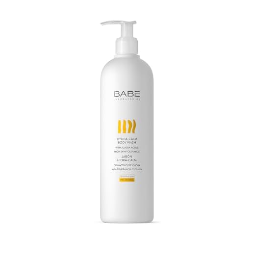 Laboratorios Babé - Jabón Corporal Hidra-Calm 500 ml, Gel Corporal con Manzanilla y Bisabolol, Hidratante, Calmante, Confort Instantáneo, Piel Sensible y Delicada