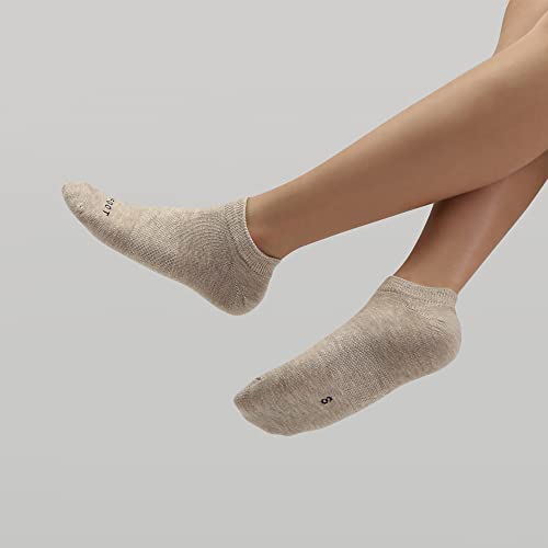Image of MONFOOT Men's /Women's 10-20 Pairs Thin Cotton Low Cut Ankle Socks, Multipack