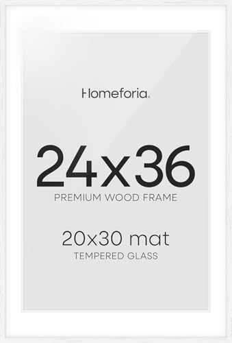 Homeforia White Picture Frame 24x36