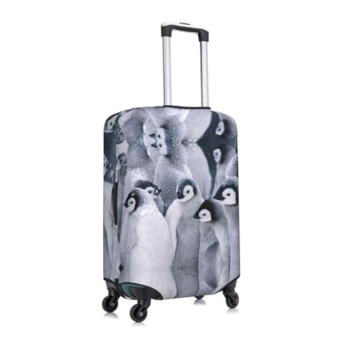 Cute Penguin1 Print Luggage Suitcase Cover Protector Luggage Washable Covers With Concealed Zipper3