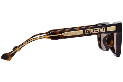 GUCCI Mens GG1732SK Sunglasses, Grey-Grey, 553