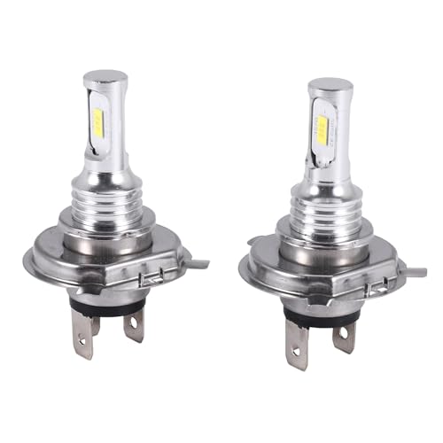HuddleGlow H4 9003 HB2 Kit de Bombillas de Faros LED Alto Bajo Rayo Brillante 35W 4000LM 6000K