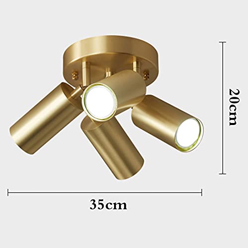 Lámpara de pared giratoria para interiores y focos LED de techo 8