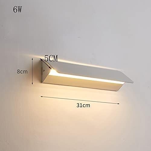 Aplique de pared LED interior de 31 cm regulable con luz up-down para dormitorio 3