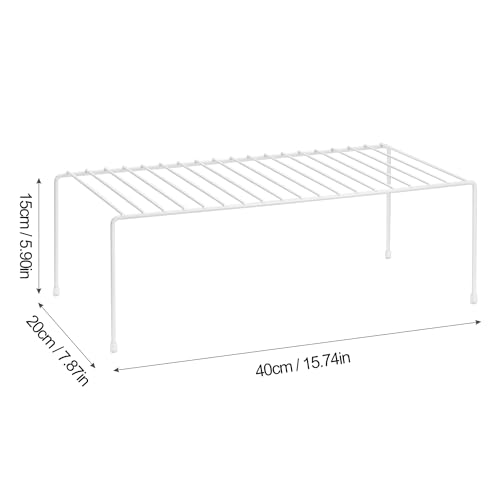 Miniatura 2 de Lonian Organizador De Armario De Cocina, Estante De Almacenamiento Para El Hogar Y La Cocina, Estante De Alambre Hecho De Metal Para Armarios De Cocina, Encimeras, Despensas, Alimentos Y Utensilios,