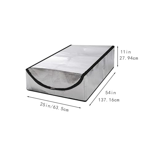 Couverture isolante trappe étanche avec fermeture éclair pour accès au grenier - 3