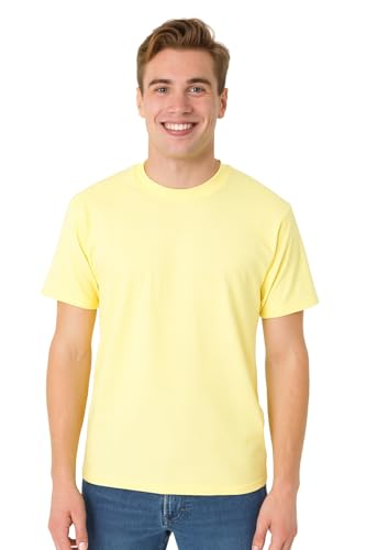 Image of Men's T-Shirts Ringspun Cotton Crew Neck Tee Shirts|Casual Wear T Shirt | Pre Shrunk with Panel Wash
