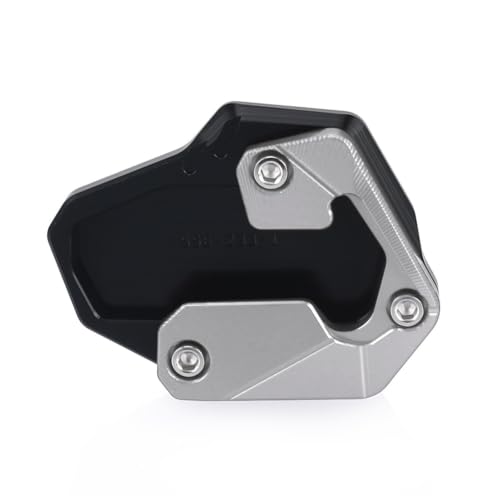 Extension de béquille BMW R1300GS : pied de support élargi anti-enfoncement pour moto Silver