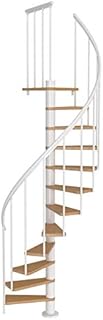Dolle Calgary White Loft Spiral Staircase Kit 1200mm Diameter (in Stock)
