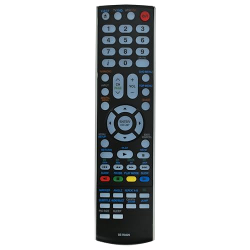 AULCMEET SE-R0329 Replacement Remote Control Fit for Toshiba LCD TV/DVD COMBINATION 19DV615DB 22DV615DB 26DV615DB - Image 2