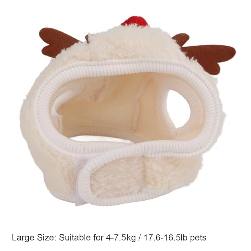Sombrero de invierno navideño para perro ajustable miniatura 2
