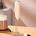 BUBEFSKD Batidor Eléctrico De Leche con Batería para Hacer Espuma Café Y Huevos Mezclar Ergonómico Aparato Cocina Mezclador Café Imagen de BUBEFSKD Batidor Eléctrico De Leche con Batería para Hacer Espuma Café Y Huevos Mezclar Ergonómico Aparato Cocina Mezclador Café