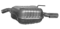 VEGAZ OS-602 Endschalldämpfer Hinten Kompatibel mit OPEL Vectra C Limousine Z02 5852188 5852579 5852315
