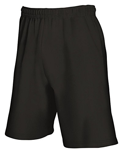 Fruit of the Loom Lightweight Shorts - Black - M