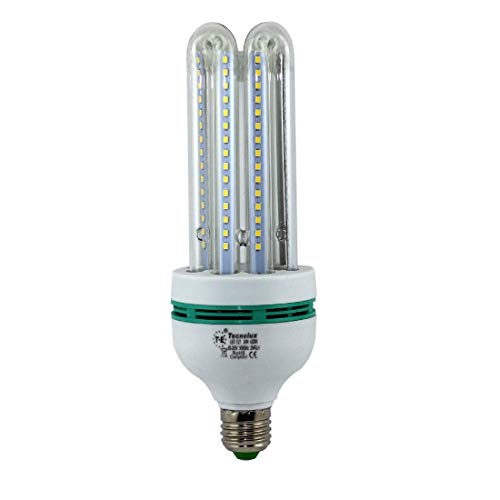 TECNOLUXEURO LOT DE 4 AMPOULES LED EN TUBE CULOT E27 24 W Moderne 4 200 K Cover