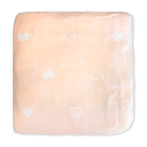 Image of Baby Muslin Bath Towels Super Soft Cotton Receiving Blanket for Baby's Delicate Skin Love Type Summer Breathable Cotton Baby Bath Towel (pk)