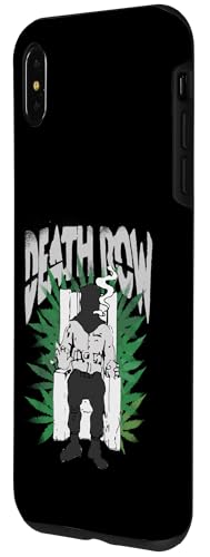 Death Row Records coque iPhone XS Max évite rayures style feuille rap