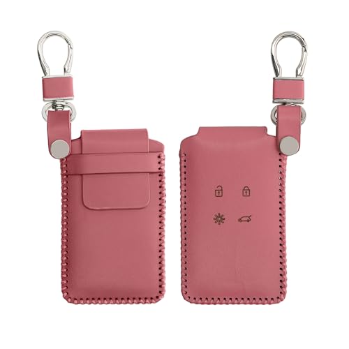 kwmobile Custodia Compatibile con Renault con 4 tasti Smart Key (solo Keyless Go) - Cover Chiavi Auto Protezione Copri Telecomando - Copri Chiave Copertura rosa scuro