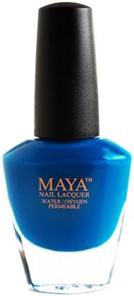 MAYA Nail Lacquer (SuperGirl). Breathable,Halal, Made in the USA, and "9-FREE"