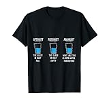 Optimist Pessimist Aquarist Aquarium Engineer Fish Tank Gift T-Shirt