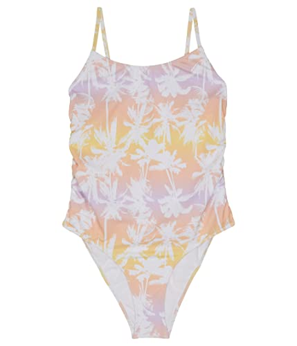 Roxy Girl's Like Us One-Piece Swimsuit (Big Kids) Peach Bud Lahaina Light 16 Big Kid #TOP22