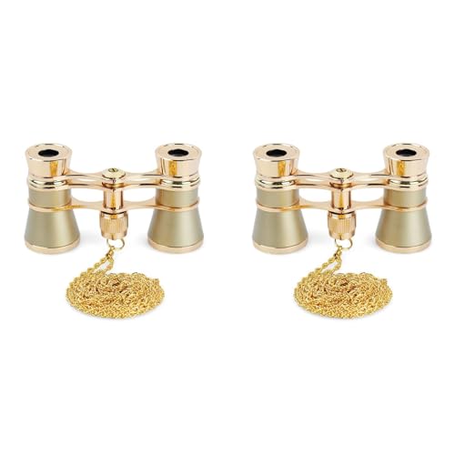 Jumelles d'opéra mini 3X25 en métal pour voir clairement la scène sans fatigue oculaire