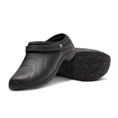 Image of Anywear Zone Clogs - Water Resistant EVA Non Slip Work Shoes Women - Slip Resistant Work Shoes for Women - Nursing Clogs with Back Strap - Arch Support with Swivel Strap - Lightweight & Easy to Clean