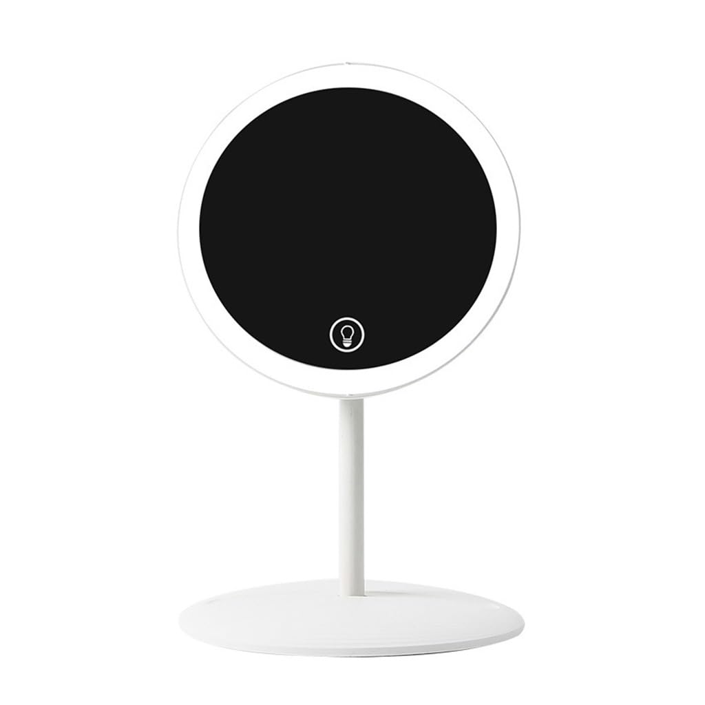 Miroir cosmétique portatif à LED et miroir d'habillage pliable pour bureau