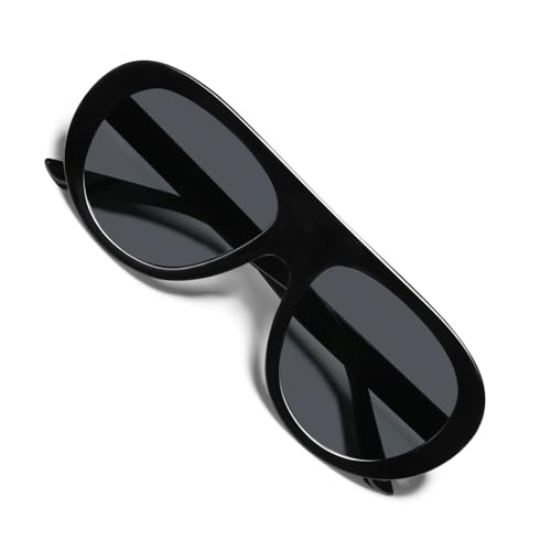 Image of VANLINKER Oversized Retro Aviator Sunglasses for Women Men Chic 70s Vintage Style Trendy 2026 Chunky Sun Glasses VL9865