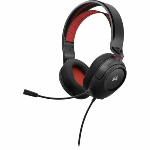 Corsair Casque avec Microphone HS35 v2 Rouge - Marque EAN : 0840006676195