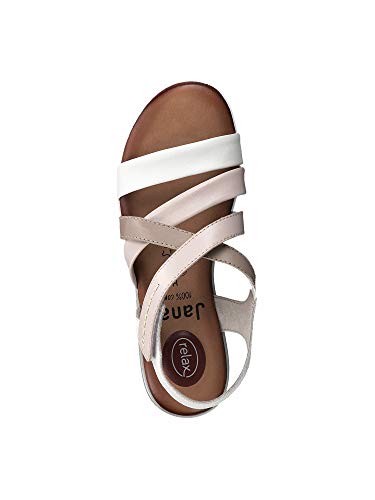Jana 100% comfort 8-8-28205-26 dames Platte sandaal. - Image 3