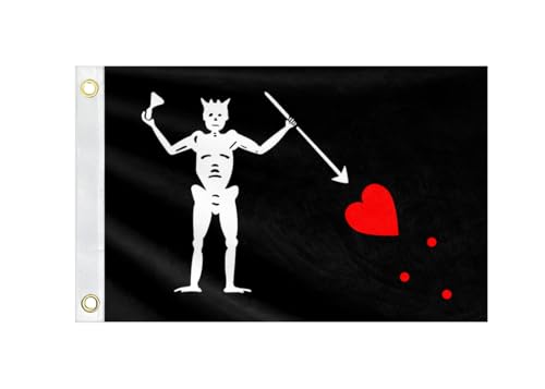 Double Sided Blackbeard Flag
