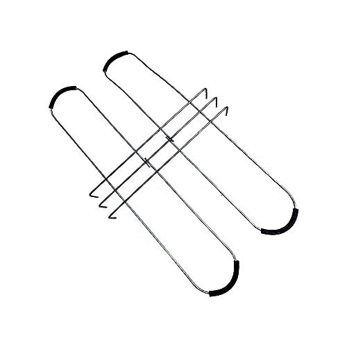Menolana Tombstone Hugger Flower Saddle Cemetery Saddles Galvanized Wire Metal Stable Decorations Graves Saddle for Cemetery Outdoor Wedding Patio image 2