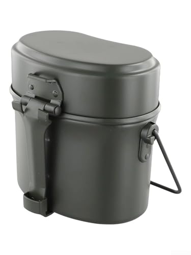 Outdoor Gear - Juego de cocina compacto de aluminio perfecto para acampar y aventuras de senderismo